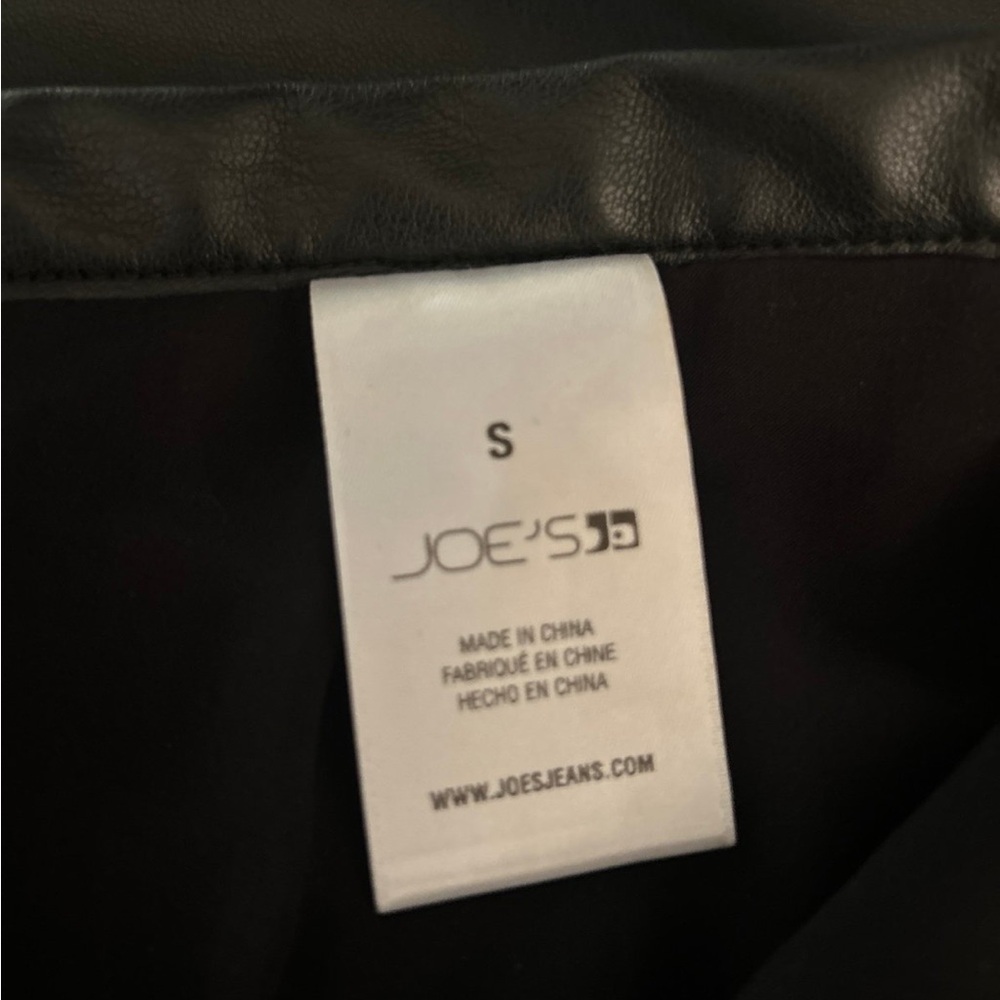 Joe’s black leather skirt size Small - Picture 6 of 6